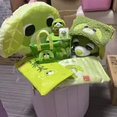 お茶犬 ぬいぐるみ ポーチ グッズ セットのサムネイル