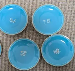 お値下げ【美品未使用】たち吉青祥☆和モダン 銘々皿 4客 ☆金彩草花紋食器セット