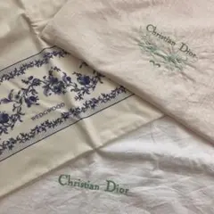 Christian Dior ＋ WEDGEWOOD フラットシーツ ３枚セット
