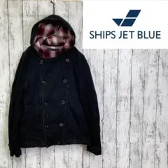 SHIPS JET BLUE シップス Pコート フード サイズM　95-37のサムネイル
