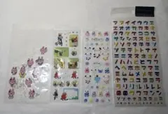 ☆ふっくらホログラム・キラキラシール他色々☆シールセット☆レア 希少☆平成女子☆