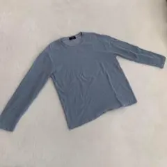 Back Number カットソー コットン混 ライトブルー 長袖 サイズM