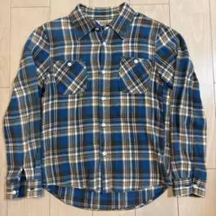 【希少】80s FIVE BROTHER ヘビネル　オンブレ　ネルシャツ　復刻のサムネイル