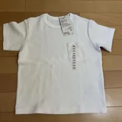 無印良品　Tシャツ　ワッフル編み