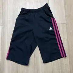 adidas ハーフパンツ 黒 160