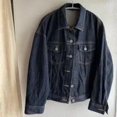 GU フード付き濃紺デニムジャケット 3XL - メルカリ