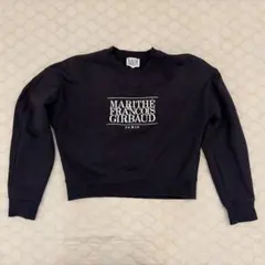 W CLASSIC LOGO CROP SWEATSHIRT NAVY Mサイズのサムネイル