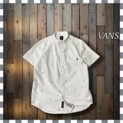VANS バンズ スケルトンハンド BD半袖オックスフォードシャツSのサムネイル