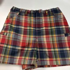 コロンビア　登山キュロット　ショートパンツ　チェック　M
