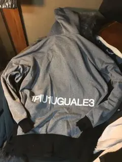 1piu1uguale3 BACK LOGO PARKA
