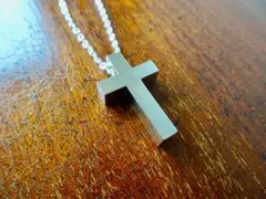 仁尾彫金『プラチナブロッククロス』ハンドメイド599 - メルカリ