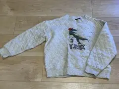 クレードスコープ　恐竜プリント グレー色　トレーナー