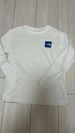 ザノースフェイス　キッズ　長袖カットソー Tシャツ150 ホワイト