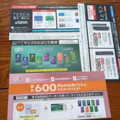 ＬＡＷＳＯＮ限定　TEREA 　glo　サンプルたばこ引換券 　割引券