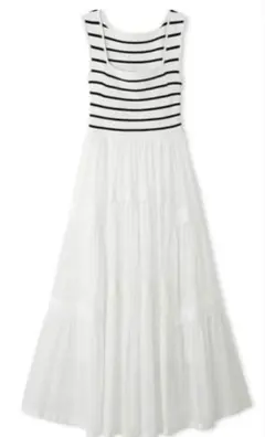 Fray i.d. ニットコンビタックティアードワンピース