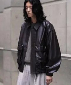WYM ARTIFICIAL GRAIN FLIGHT BLOUSON