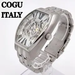 ​【極美品】COGU ITALY コグ 腕時計 鏡面仕上げ 稼働品 自動巻き　白のサムネイル