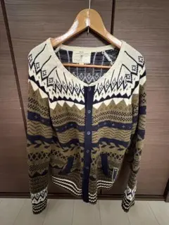 DIESEL 幾何学模様 カーディガン S