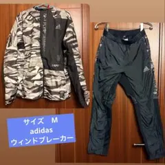 【美品】adidas サッカー 上下セット カモフラ柄　Mサイズのサムネイル