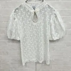 美品　jouetie ジュエティレース×チャイナ風　デザイントップスのサムネイル