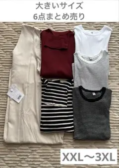 レディース　XXL〜3XLサイズ相当　6点まとめ売り