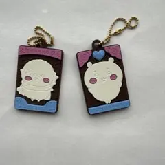 キャラパキ ちいかわ、ラッコキーホルダーセット