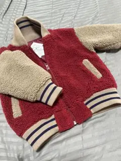 MARKEY'S ocean&ground ボア　コート　レッド　ブラウン　90