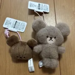 くまのがっこう マスコット　マスコット付きヘアアクセサリー　2個セット