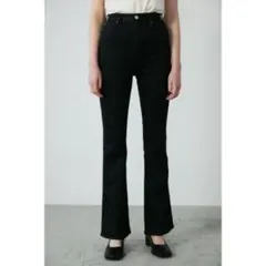 【未使用】moussy HW Rebirth FLARE フレアデニム　ブラック