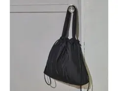 ADAM ET ROPE' アダムエロペ ドロスト軽量マルチトート 撥水ブラック