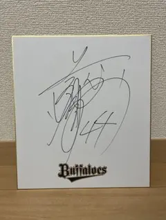 オリックスバファローズ　頓宮裕真　サイン