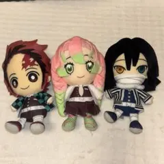 鬼滅の刃/ぬいぐるみ〈竈門炭治郎、甘露寺蜜璃、伊黒小芭内〉