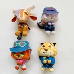 ズートピア2 &youマスコットvol.1 4点セット ジュディ　ガゼル　ニック