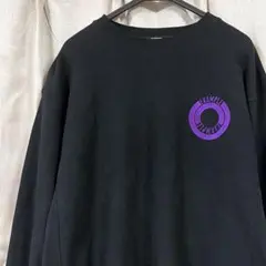 美品 EXAMPLE 長袖 スウェット ブラック 刺繍ロゴ XXLのサムネイル