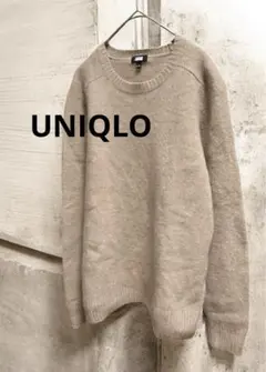 【ユニクロ】プレミアムラム クルーネックセーター（長袖） 351-429071