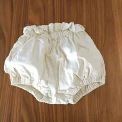 クリーム色フリルバルーンパンツ