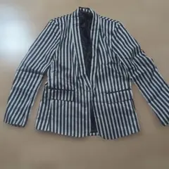 ZARA BASIC ストライプ テーラードジャケットのサムネイル