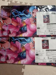 ONE PIECEカードゲーム ナミ プレイマット2枚＋プロモカード2枚 セット