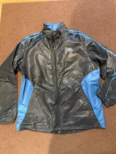 中古adidas CLIMACHILL ジャケット M ブラック/ブルー