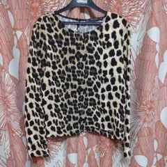 ZARA BASIC ヒョウ柄長袖トップス M