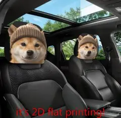 ⑤柴犬 車用ヘッドレストカバー 2枚 肉球 - メルカリ