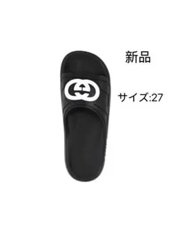 また大幅お値下げ！⭐︎美品GUCCI グッチ サンダル ブラック エナメルレザー 2025年最新】gucci ラバー サンダルの人気アイテム - メルカリ