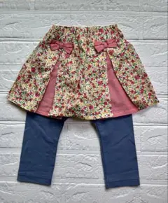 RAG MART ラグマート 花柄リボン スカッツ 90 新品タグ付き