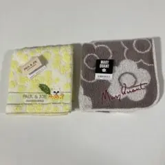 【2枚セット】PAUL & JOEとMARY QUANTのハンカチ