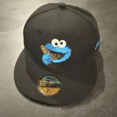【美品】NEWERA セサミストリート クッキーモンスター キャップ