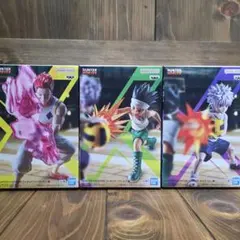 HUNTER×HUNTERフィギュア G.I.編 ゴン キルア ヒソカ 3点