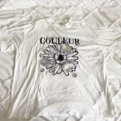 Ludic Park ルディックパーク 花柄プリント ホワイト Tシャツ M