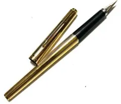 Parker パーカー 75 格子柄 ゴールド 14K 超音波洗浄済み - メルカリ
