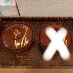 【未使用品】秋田川連漆塗り 吸物椀 朱塗り 和食器 吸物椀 雑煮椀