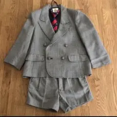 サンヨー フォーマルスーツ ダブル 110 昭和レトロ